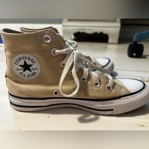 Converse All Star Shoes. Tan. Women’s size 5.5.